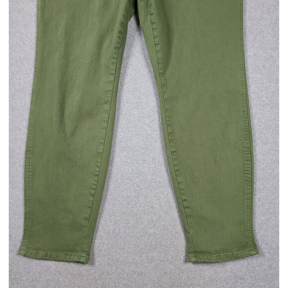 Judy Blue Pants Women 11/30 Green Garment Dyed Pockets Drawstring - Picture 4 of 15